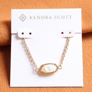 Kendra Scott | Elaina - Gold Ivory Pearl Adjustable Chain Bracelet